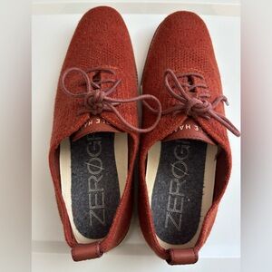 Men's Cole‎ Haan Zero Grand Knit Oxford Orange Sneakers 9.5